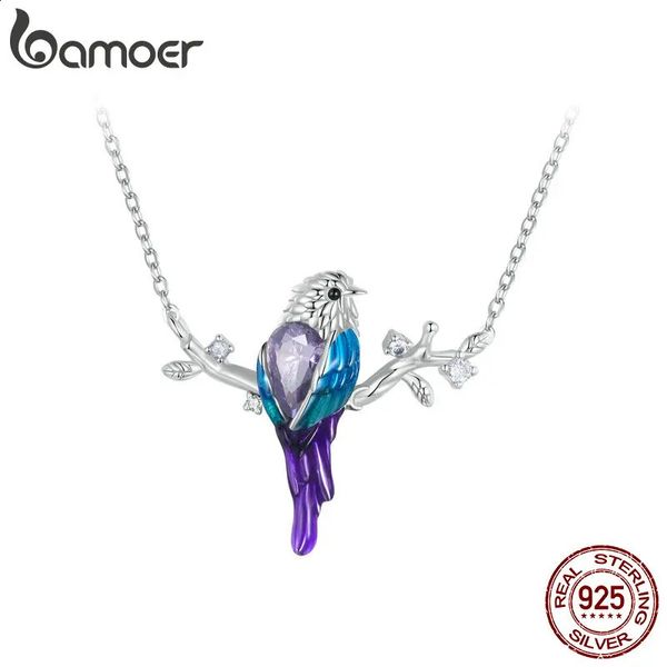 Halskette mit niedlichem Vogel-Anhänger aus 925er-Sterlingsilber für Frauen, Teenager, Mädchen, Tierschmuck, Geschenke für Sie 240123