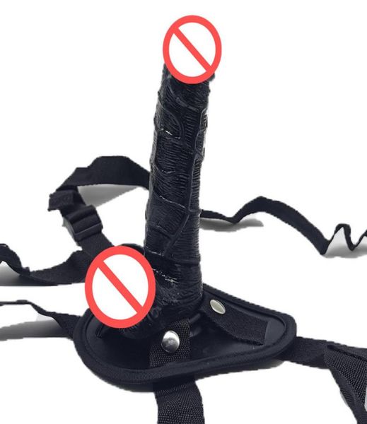 Vibrador realista preto cinta em calças vibradores para mulher homens casais cinta em calcinha vibrador para lésbicas gay adulto jogo brinquedo sexual m and2695042