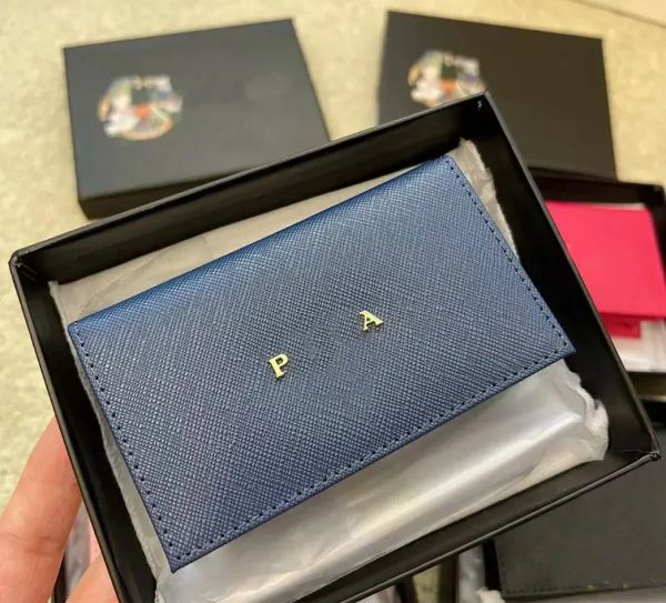 Kalite Tasarımcı Yüksek Deri Cüzdan Şık Erkekler Katlanır Uzun fermuarlı üçgen cüzdan çanta kartı tutucu notlar Flip Flip Birden Farklı Stiller