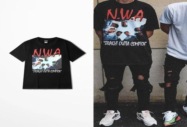 ZSIIBO T Shirt Nwa Straight Out Compton Memory Hip Hop Uomo Tshirt Homme Camisetas Hombre Tee7050116