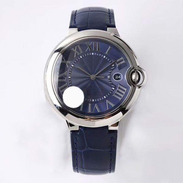 Relógio masculino luxo designer relógios automático mecânico 2824 movimento safira 42mm de alta qualidade cavalheiro negócios relógio de pulso pulseira inoxidável Montre de Luxe