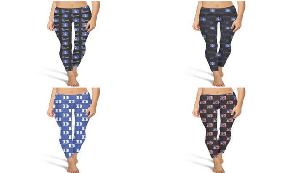 Be Devils basket bandiera USA Moda Donna Vintage Pantaloni da yoga 90 gradi Casual elasticizzato a quattro vie Adatto per leggings sportivi8497494