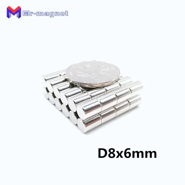 Toptan 50 Paket Neodimyum Disk Mıknatıslar Güçlü Sintered Ndfeb Öğretim ve Buzdolabı için Nadir Toprak Mıknatısları Zz