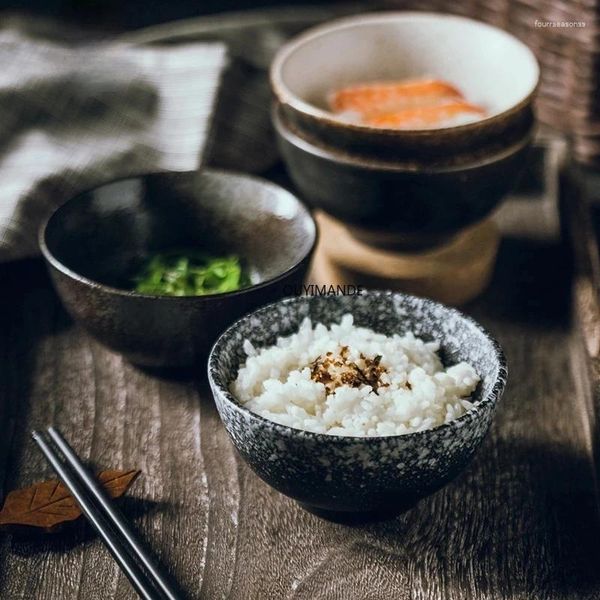 Pratos Cerâmica Japonesa Tigela de Arroz Sushi Salada Café da Manhã El Cozinha Talheres
