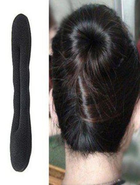 Ganze einzelhandel Magische schwamm Haar Roller Stil DIY Bun Foundation Styling Maker Werkzeuge Haar Zubehör kleine größe2246791