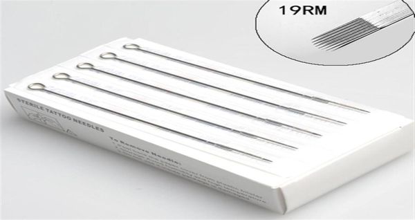 Dövme Tedarik 50 PCS Dövme İğneleri Tek Kullanımlık Yuvarlak Magnum Shader İğneler P19RM19779563557