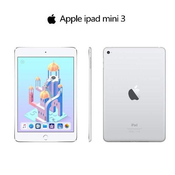 Yenilenmiş Tabletler Apple iPad Mini 3 WiFi+4G 16/64/128GB 7,9 inç iOS 9 Çift çekirdekli PC