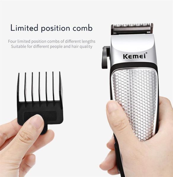 Epacket Kemei KM4639 Máquina de cortar cabelo elétrica masculina Aparador profissional doméstico Máquina de barba de baixo ruído Cuidados pessoais Hai1047956