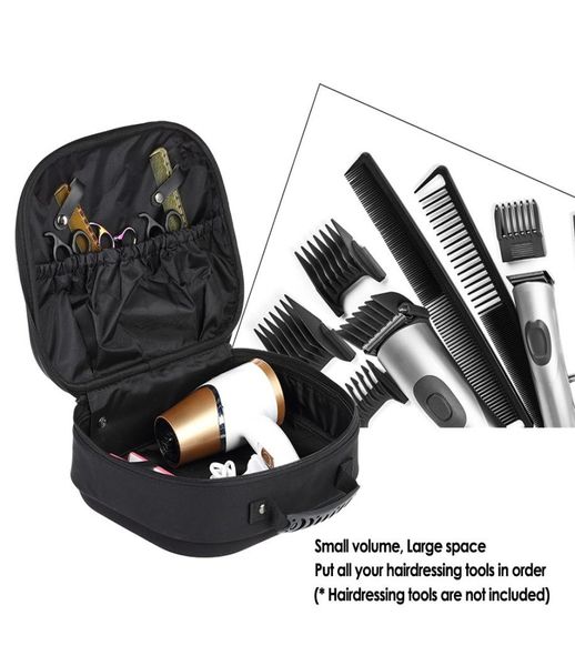 Bolsa para tesouras de cabelo, bolsa para ferramentas de cabeleireiro, barbeiro, armazenamento multifuncional, capa de maquiagem 9549484