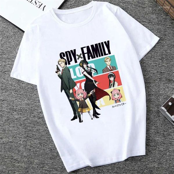 Camisetas femininas Spy X Family Anya Top Mulheres Harajuku Designer Engraçado Camisa Menina Y2K Roupas Gráficas