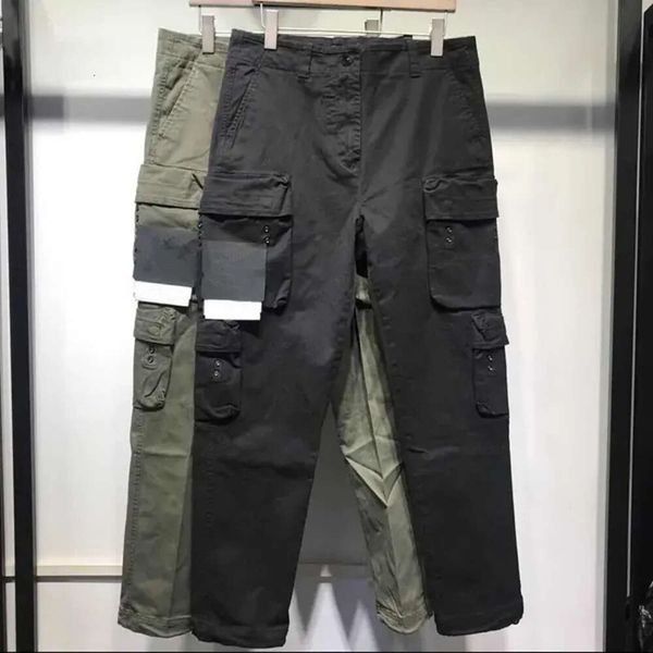 Pantaloni sportivi multitasche primavera estate e autunno Street Badge Tuta da jogging da uomo ampia Funzione outdoor Tubo dritto per il tempo libero St