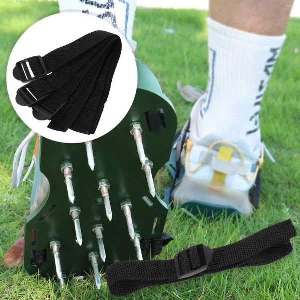 Dekorative Blumen 8 Stück Rasen Spike Schnürsenkel Schuh Schuhe Riemen für Belüfter Gartenarbeit Vertikutierer Schnürsenkel Nagel Nylon Riemen Handbuch