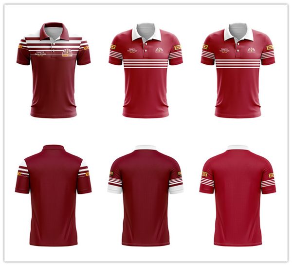 Retro Avustralya Queensland Qld Maroons Menşe Rugby Polo Gömlek Evden Uzak Erkek Eğitim Gömlekleri S-5XL