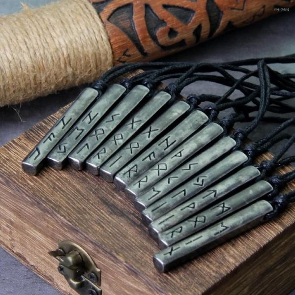 Kolye Kolyeleri Asla Norse Mitoloji Sembolleri Talisman Mens Vikings Runes Vegvisir Valknut Antik Çelik Mücevherat267x