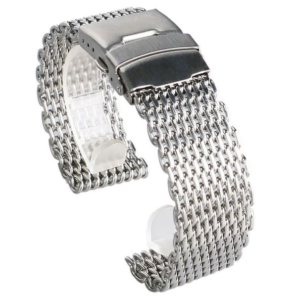 Nero Argento Oro 18mm 20mm 22mm 24mm cinturino per orologio cinturino in acciaio inossidabile cinturino braccialetto cinturino di ricambio barre a molla267T