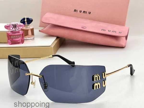 Miu Sonnenbrillen für Herren und Blechrahmen-Beinbrillen für Reisen, UV-beständige Sonnenbrillen
