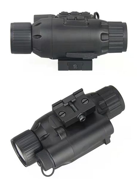 Instrumento digital de visão noturna, telescópio de visão noturna infravermelho de tubo único de alta definição, dupla finalidade para filmagem diurna e noturna, substituição de uma peça