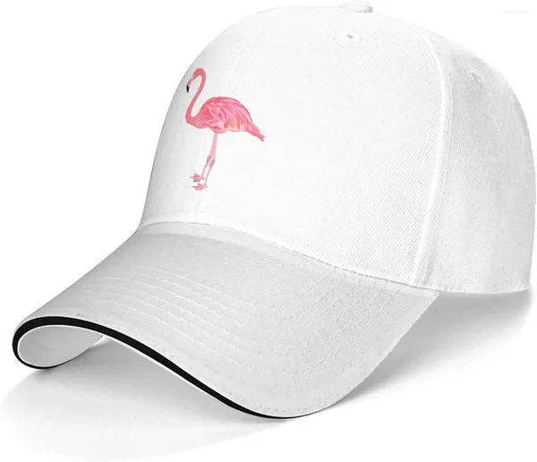 Ball Caps Pink Flamingo Bird Unisex Dad Hat Adjustable Trucker Classic Baseball Cap