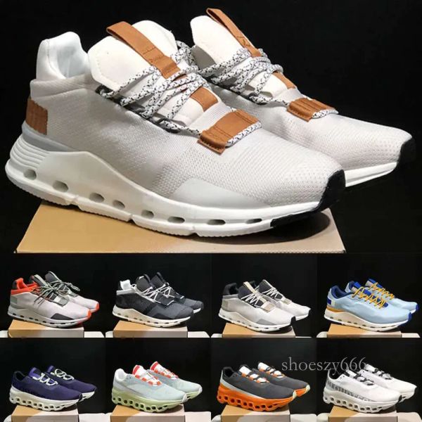 Top Cloud Scarpe casual Donna Uomo Sneakers Clouds x 5 Cloudnova Nova Form Designer White Pearl Workout and Cross