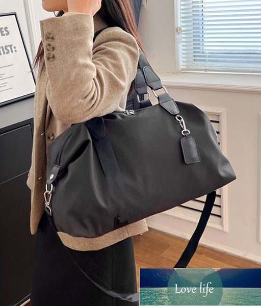 Новая дорожная сумка, водонепроницаемая ткань Оксфорд с принтом на одно плечо, большая сумка через плечо, сумки для багажа на короткие расстояния, простые сумки большой вместительности