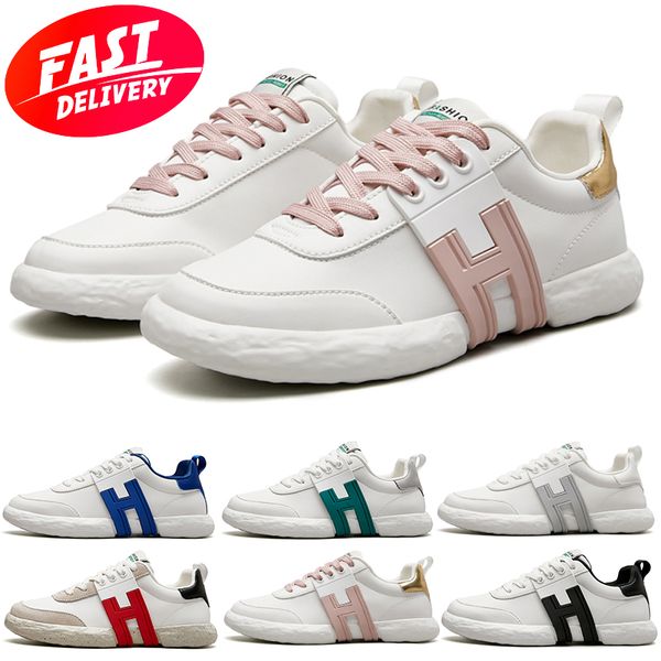 scarpe firmate h Scarpe casual ritagliate ventilare uomo donna scarpe sportive all'aperto storia scarpe da corsa sneaker nero bianco blu rosso verde rosa arancione taglia più grande 36-44