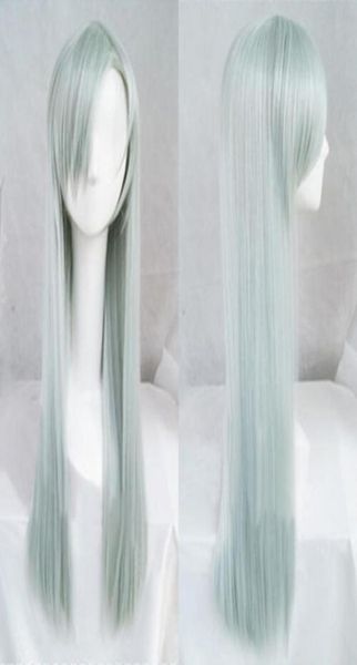 Die sieben tödlichen Sünden Elizabeth Liones 80 cm langer grauer Cyan -Cosplay -Haar -Perücken S02479888434352487