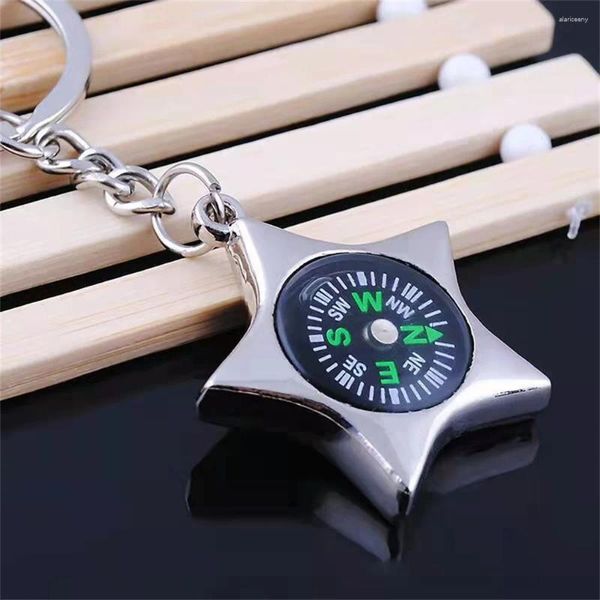 Chaveiros NCEE Helmsman Compass Key Chaveiro Top Quality Fashion Chain para Lettering Homens Mulheres Aniversário Presente do Dia dos Namorados