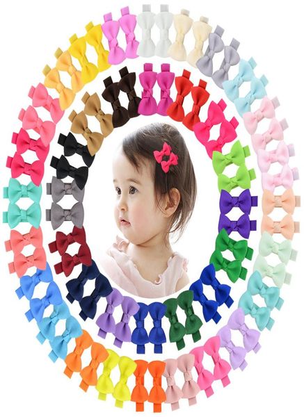 Yelp 2inch Bebek Kızlar Küçük Yay Hairclips Barrettes Saç Aksesuarları Mini Sevimli Saçkoplar Kafa Bantları Bebek yürümeye başlayan çocuk tavanları için 3170640