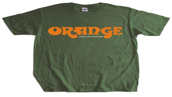 Мужская летняя хлопковая футболка, свободные топы The British Guitar Amps, оранжевые футболки с короткими рукавами и обычными футболками унисекс, повседневные футболки 2207124396982