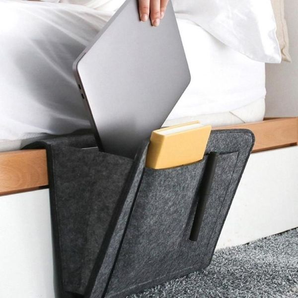 Filz-Nachttisch-Aufbewahrungstasche für Schlafzimmer, Nachttisch-Aufbewahrung, Decken-Hängetasche 35FP11154O