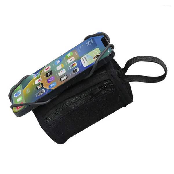 Sacos de compras Esportes Smartphone Pulseira 360 Graus Rotatable Alça de pulso do telefone móvel Bolsa de braço de grande capacidade para andar de bicicleta correndo