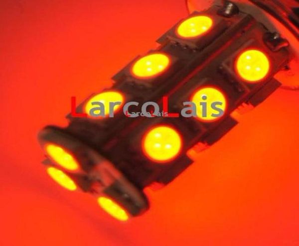 10pcs kırmızı 1156 BA15S 18 SMD 5050 LED Işık Araç Dönüşü Fren Ters Kuyruk Arka Sinyal Işıkları LED ampul4386796