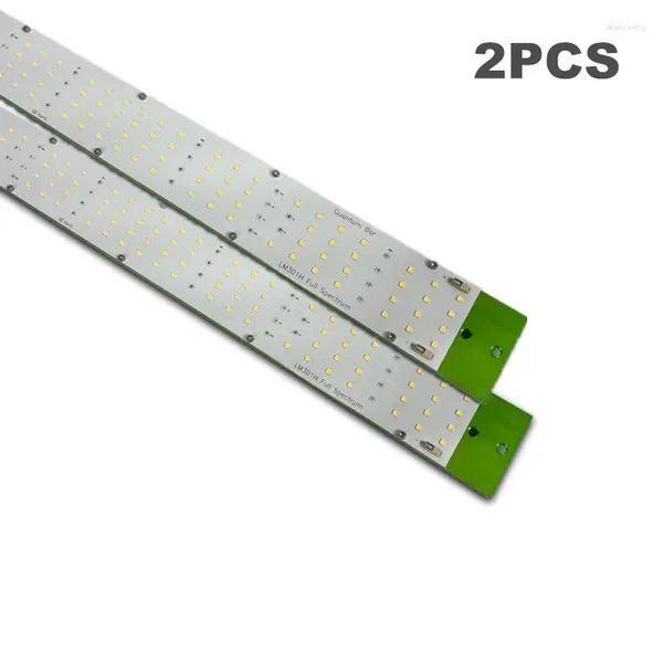 Luzes de cultivo 2 unidades/pacote 60-70W Quantum Led Light Bars LM301H Board 510MM Strip com radiador de 560mm (dissipador de calor PCBA)