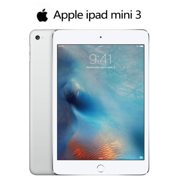 Восстановленные планшеты Apple iPad Mini 3, Wi-Fi, 16/64/128 ГБ, 7,9 дюйма, двухъядерный ПК с iOS 9