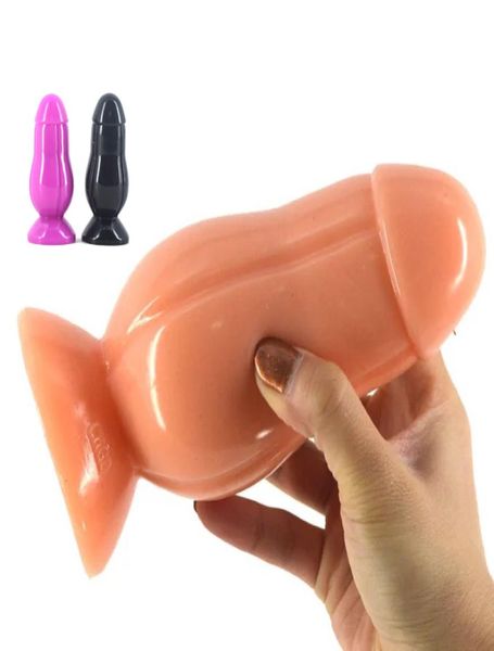 Grande vibrador anal plug bunda massagem vagina masturbação butt plug anal brinquedos sexuais para mulher homem sex shop adulto product5132631