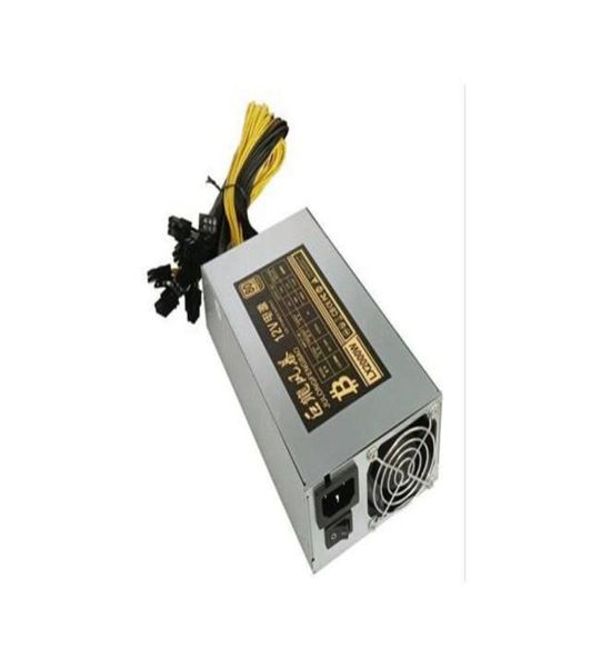 Alimentatore 2200 W 80 Efficienza Mineraria per Antminer Miner S9 S7 APW3 L3 D3 AC 110240 V con 10 pezzi 6PIN7537508