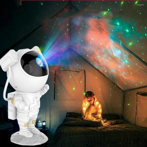 Lâmpadas de mesa estrela galáxias projetor led night light céu estrelado 5v usb porjetores lâmpada para decoração do quarto crianças presentes mesa