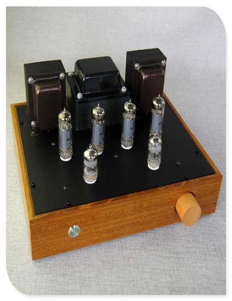 Amplificador de circuito pushpull 6p14el84 10w2, amplificador valvulado 12ax7, amplificador de caixa de madeira, qualidade de som 9767990