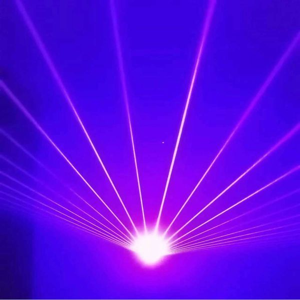 40 feixe de palco laser azul óculos bar boate dj executa óculos luminescentes atmosfera adereços multi-linha marca famosa