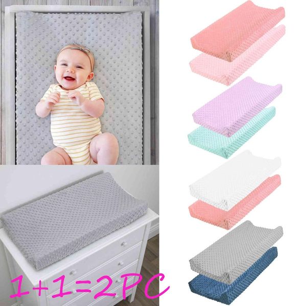 2PC Nursery Diaper Pad Diapers Mat Cover Baby Changing Cambiador 2103209791882