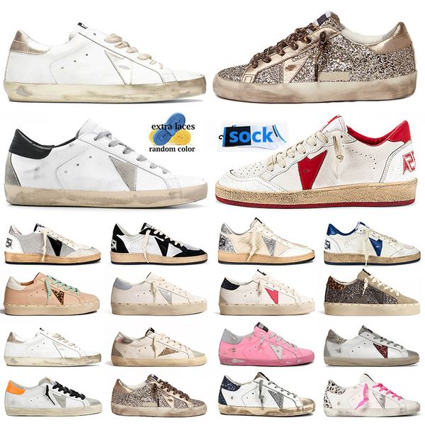 Golden Goose Sneakers Designer Shoes For Mens Womens Black White Pink Plate-forme Dirty Super Star Superstar【code ：L】Distressed Golden Goose Shoes Size 35-46