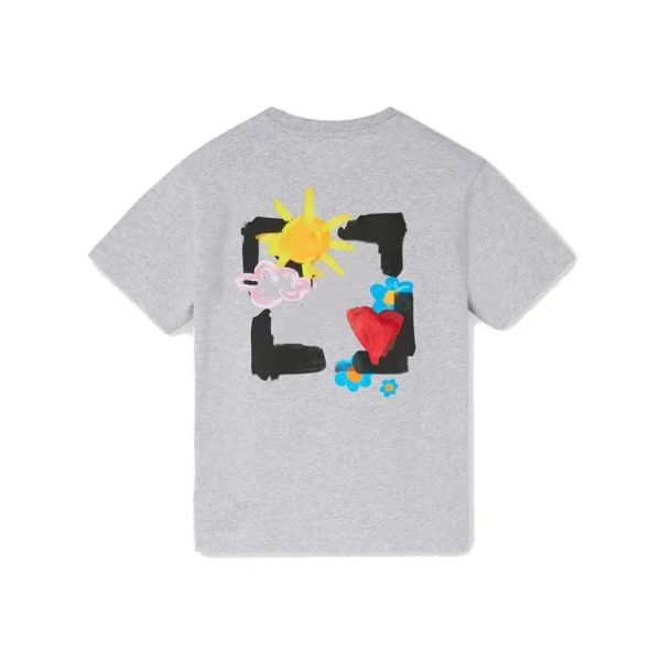 T-shirt per bambini Off Arrow Nero Bambini Ragazzi Ragazze Estate Magliette a maniche corte Lettera stampata Magliette con dita Kid Bambini per ragazzi T-shirt Top Vestiti CSG2402195-5