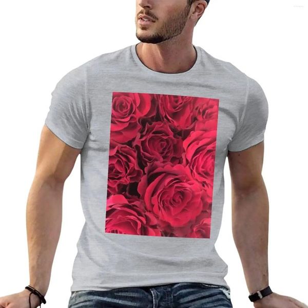 Polo da uomo Roses Are Red T-shirt Grafica Ragazzi Bianchi T-shirt T-shirt da uomo