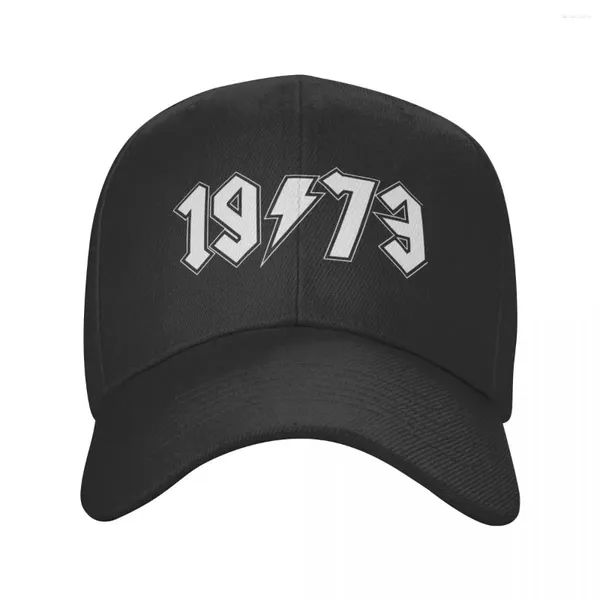 Ball Caps Punk Unisex 1973 Geburtsjahr Trucker Hut Erwachsene verstellbare Baseballkappe Männer Frauen Hip Hop