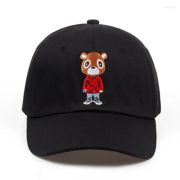 Top kapaklar est ayı baba şapka güzel beyzbol şapkası yazlar için kadınlar kadınlar için snapback unisex özel sürüm hip hop kanye batı ye