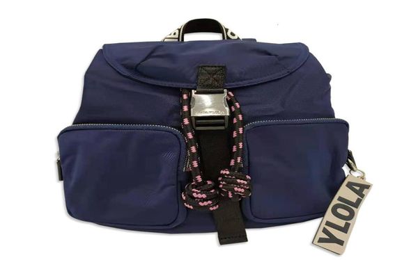 Luxo espanhol e grande capacidade simples bolsa feminina mochila com cordão3305222