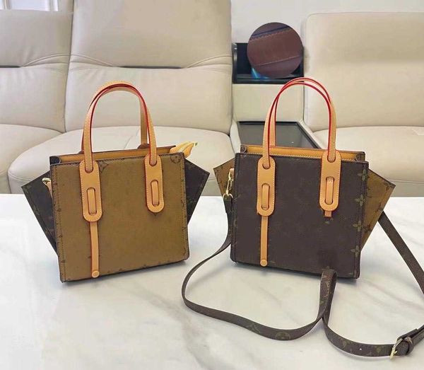 Дизайнерская женская сумка-переноска с покрытием из холста и кожи Vintage Carry All 2 в 1 Hobo с кошельком Модная женская сумка-кошелек с бантом для монет Черный Eming 85