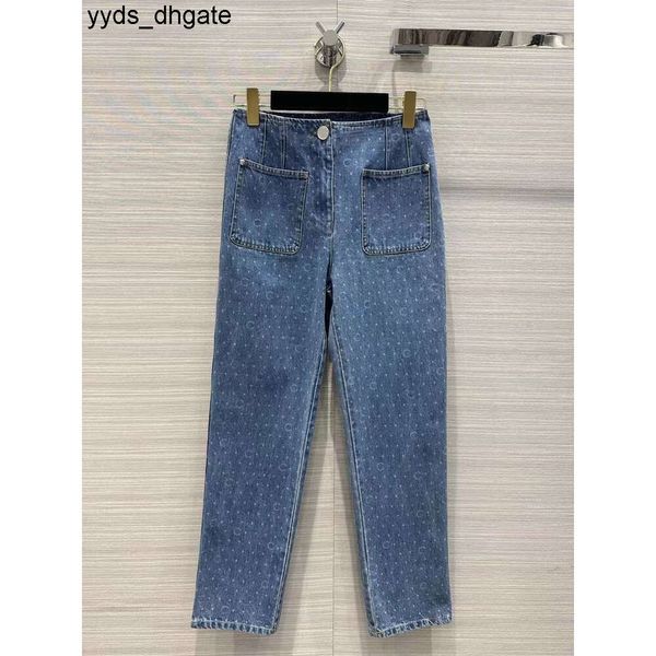 Chanelity Jeans da donna nuovissimi Pantaloni Chanelness da donna Pantaloni cargo Capri Yoga Gamba larga Trendy Moda casual Lettera Designer Jeans Compleanno Regali per la festa della mamma