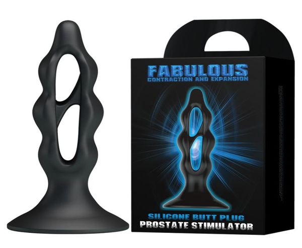 Sexprodukte BAILE Fabelhafte Kontraktion und Expansion Analsexspielzeug Saugnapf Analspielzeug Buttplug GSpot Prostatastimulator6701315