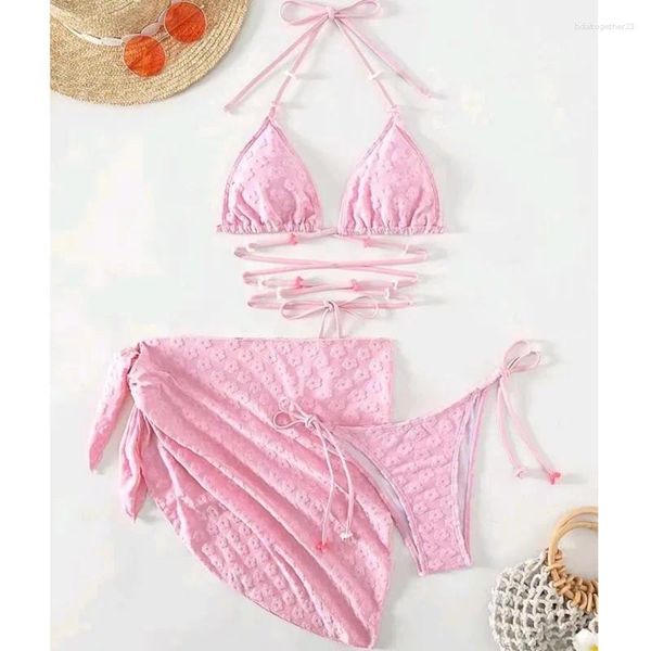 Damen-Badebekleidung, rosa, sexy Bikinis, Badeanzüge, Push-Up, weibliche Strand-Schwimmbekleidung, Mädchen-Badeanzüge, brasilianischer Bikini, Pool-Badende